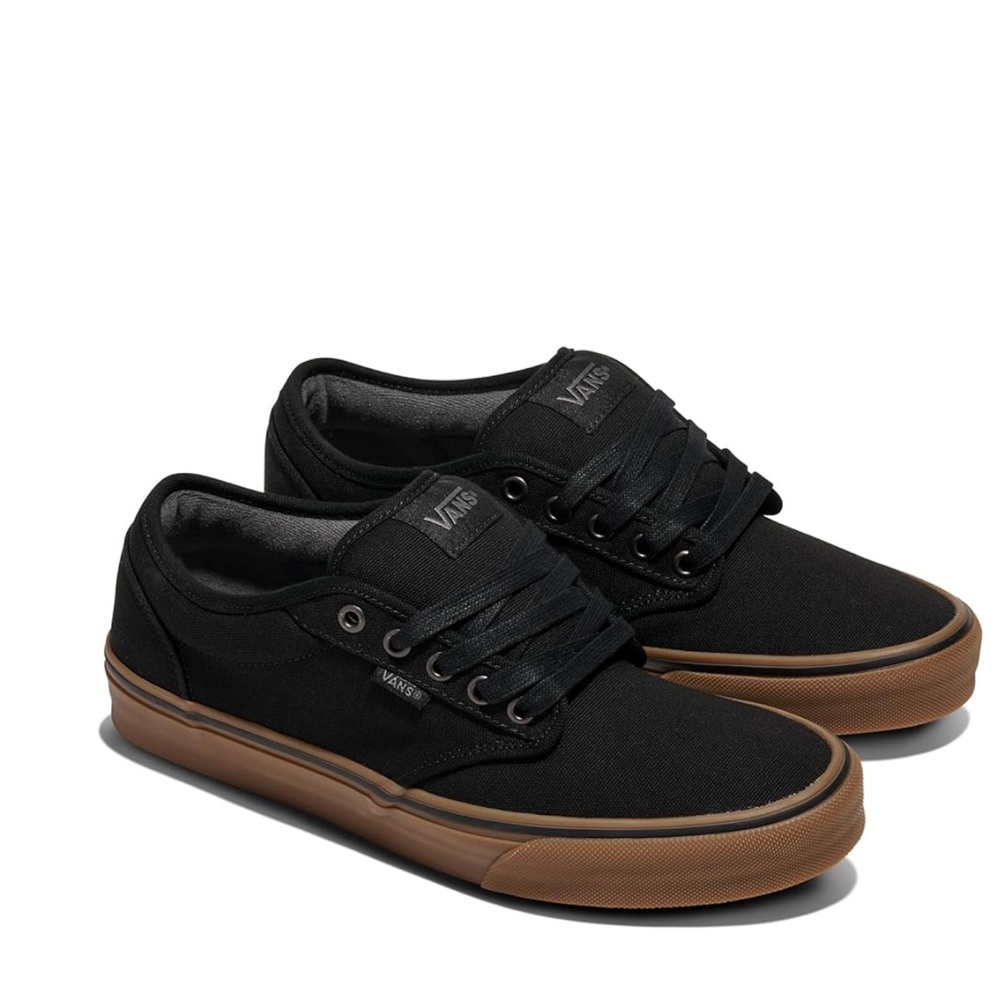 Vans Atwood Black & Tan Classic Skate Sneakers, Mens size 12, NWOT - Picture 4 of 7